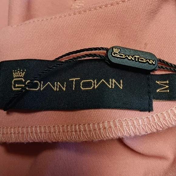 NWT GownTown Women's 1950s Retro Vintage V-Neck Party Swing Dress Women's Size M - Picture 7 of 9